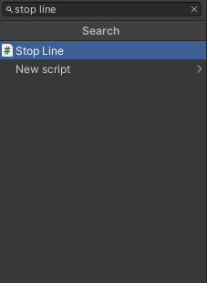 search stop line