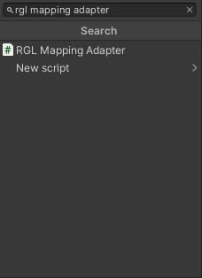rgl mapping adapter search