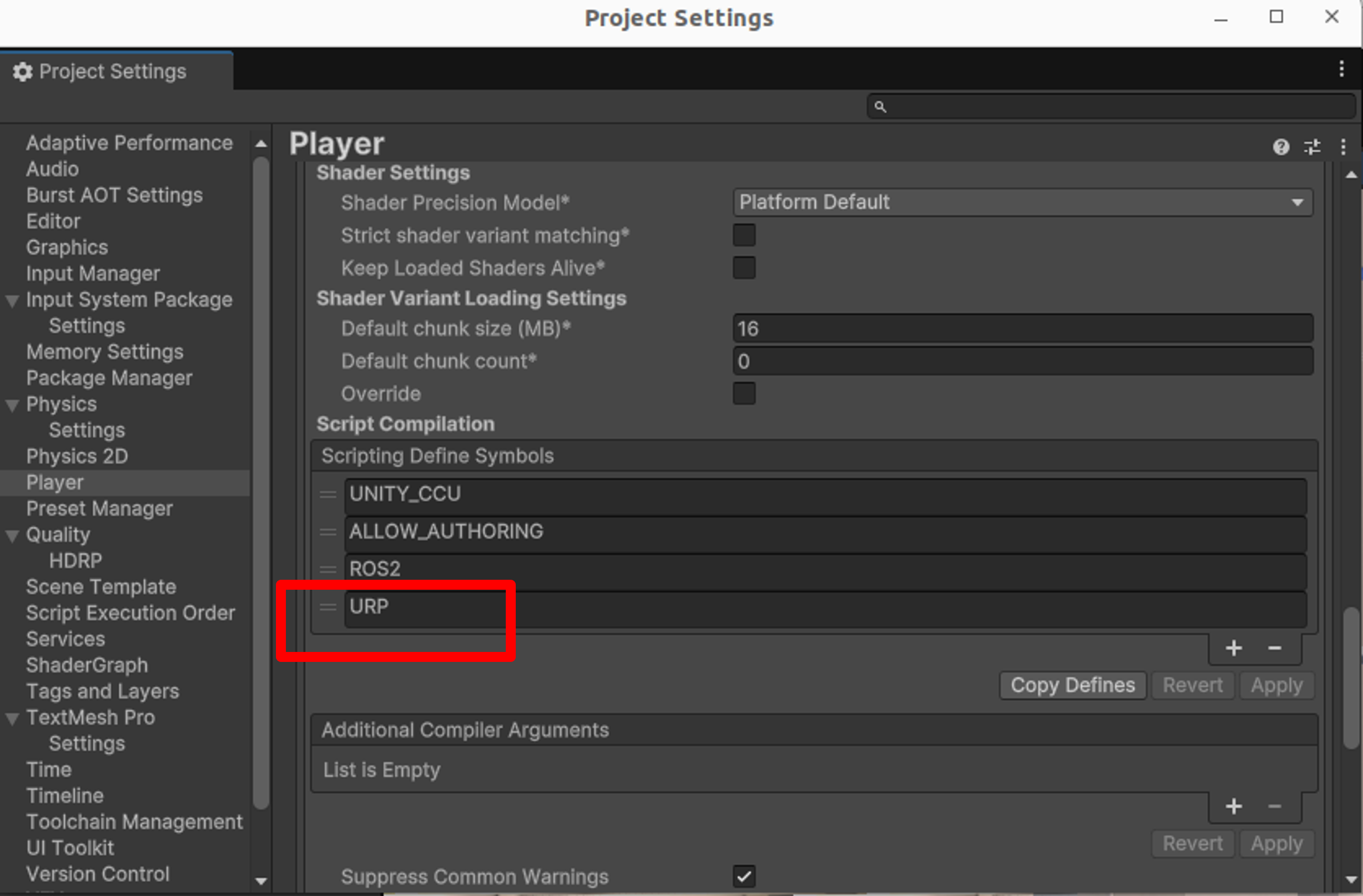 Graphics Settings