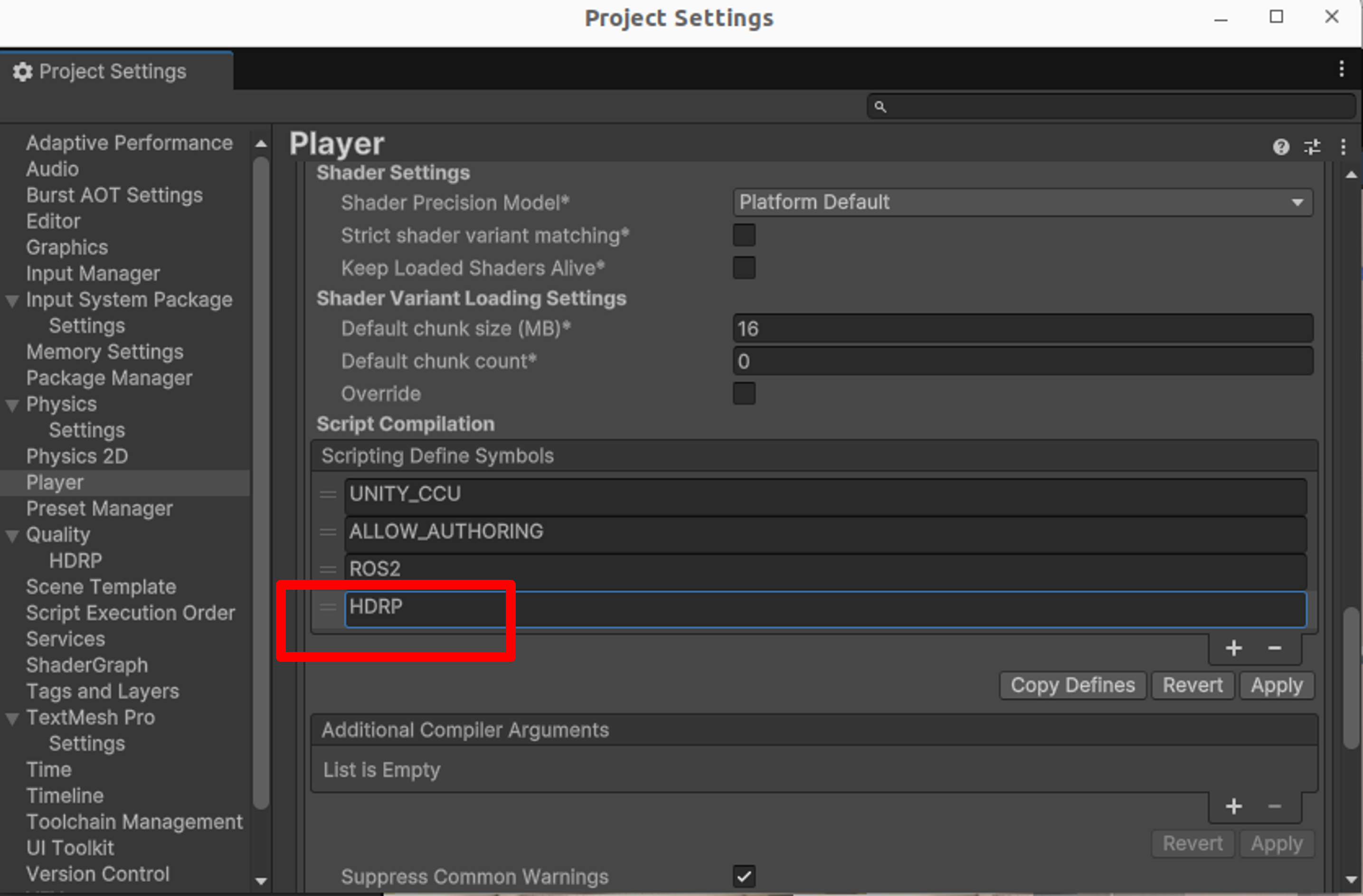 Graphics Settings
