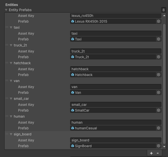 Entity Prefabs
