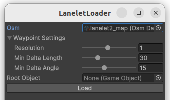 Load Lanelet
